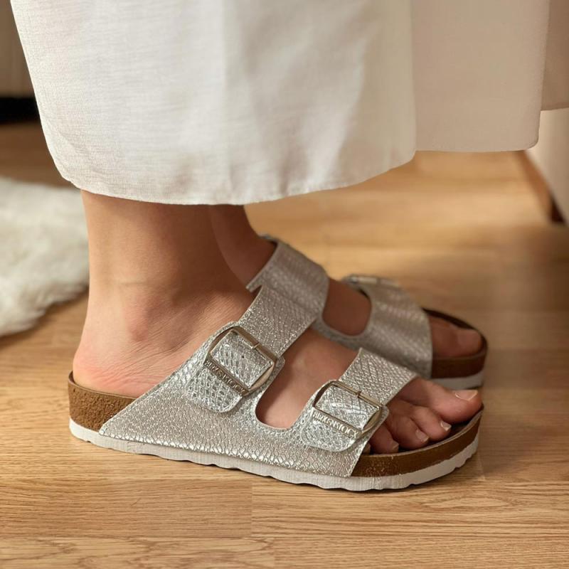 Birkenstock Arizona Gümüş