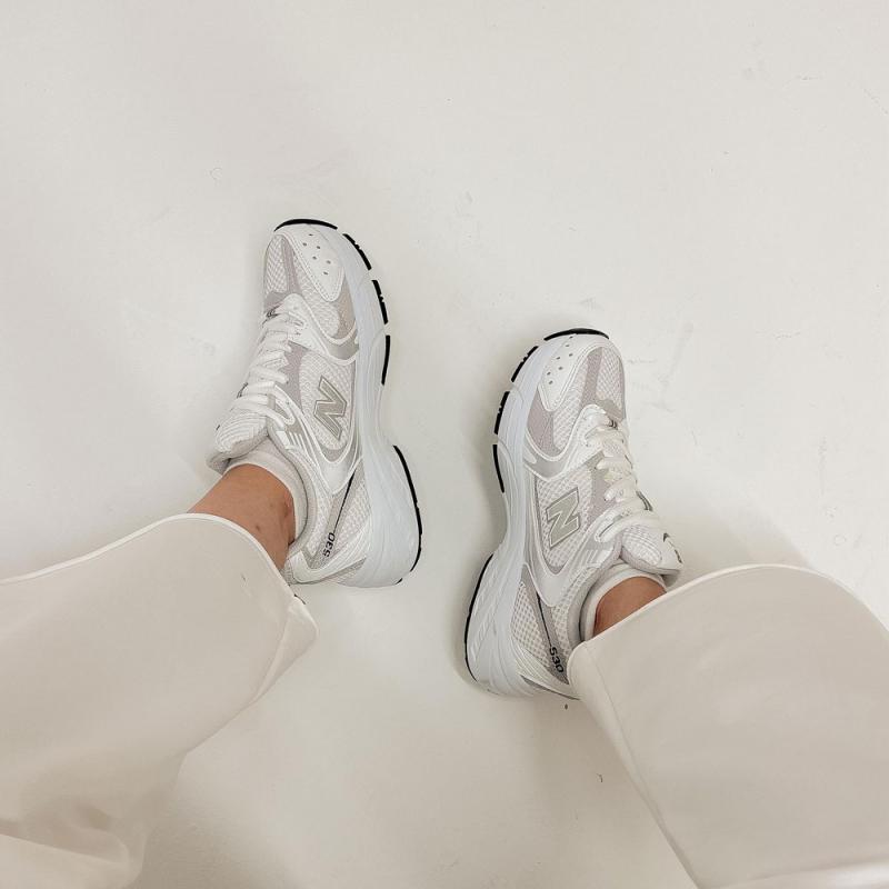 New Balance 530 Beyaz Gümüş