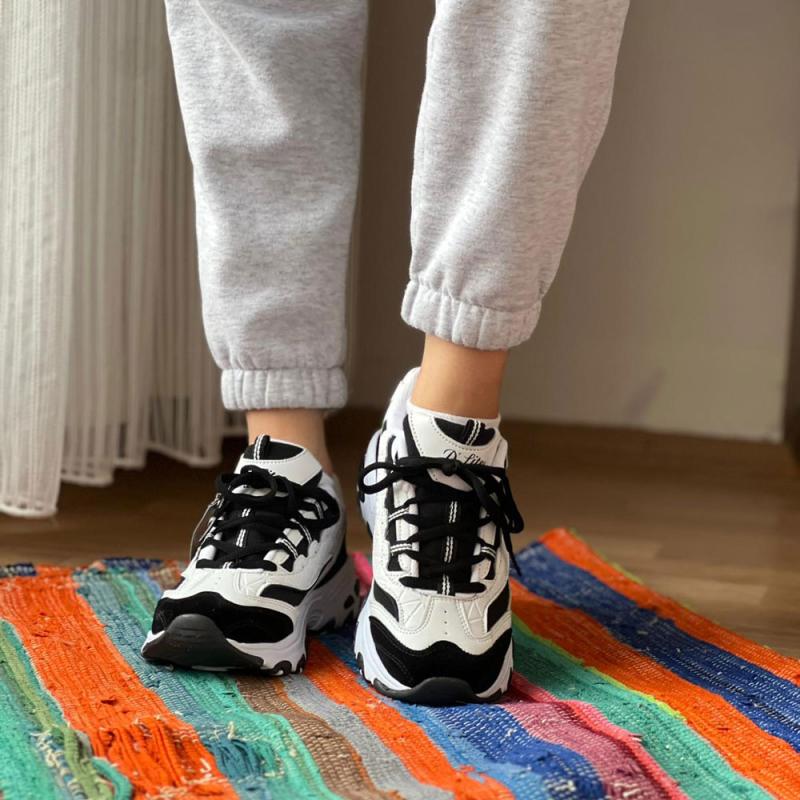 Skechers Dlites Beyaz Siyah