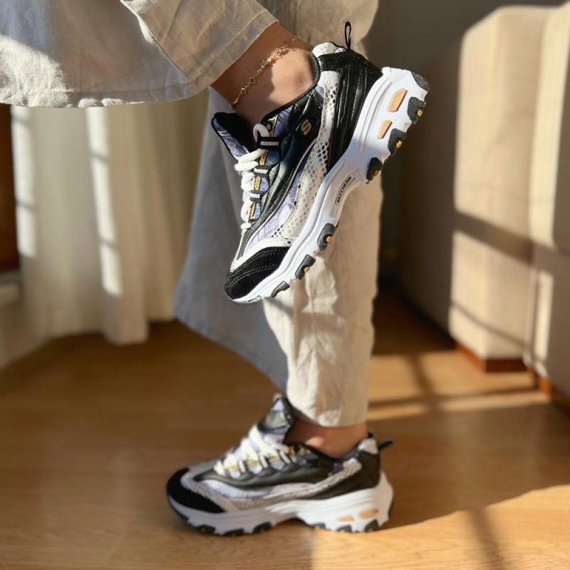 Skechers Dlites Siyah Beyaz