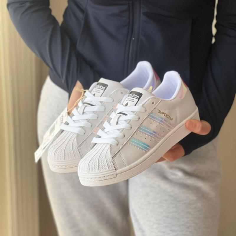 Adidas Süper Star İthal Beyaz Hologram
